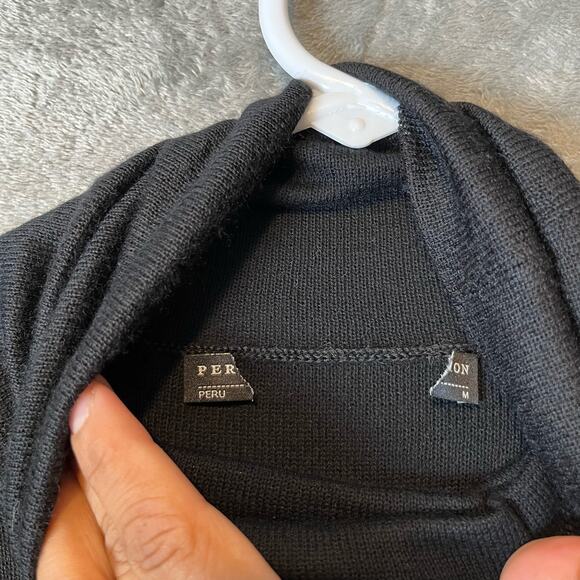 Peruvian Connection Women’s Audrey Dress Size M Alpaca Silk Blend Black - Picture 7 of 7